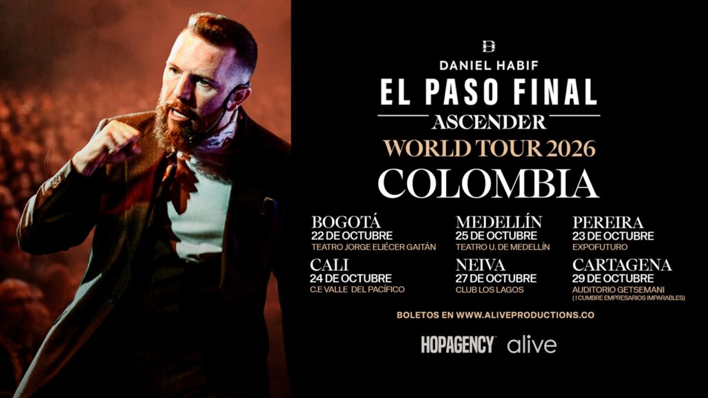 Daniel Habif asciende con una extensa gira en Colombia