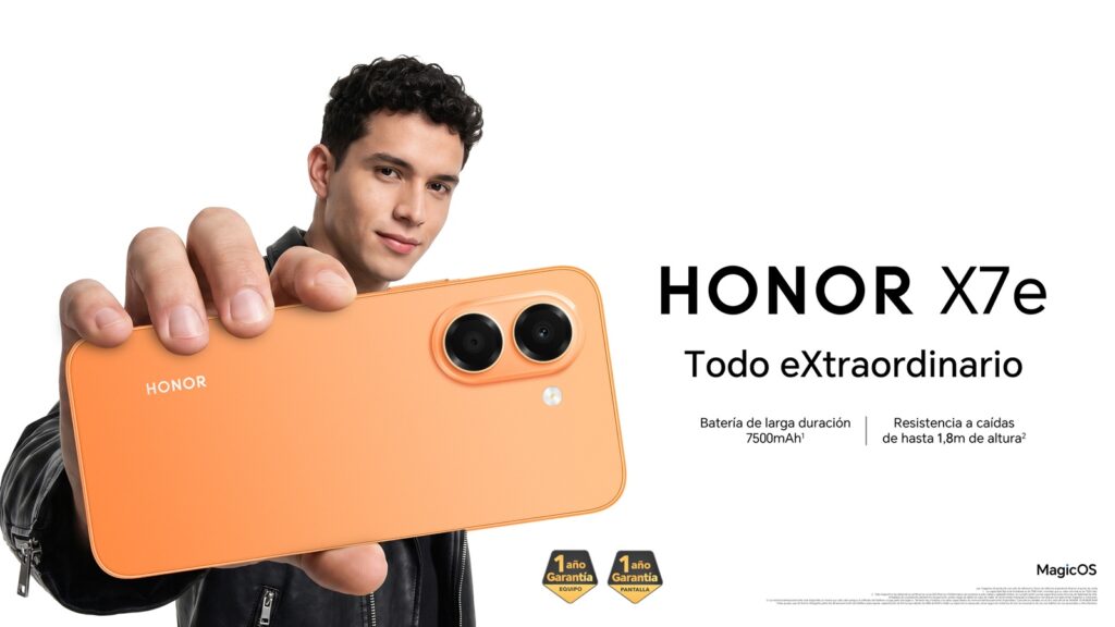 HONOR X7e llega a Colombia con batería masiva e IA accesible